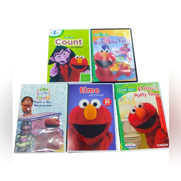 Lot of 5 Sesame Street DVDs - Picture 12 of 12